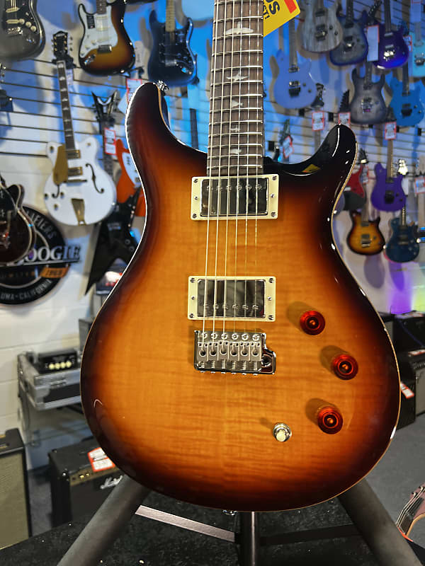PRS SE DGT David Grissom Signature Solidbody Electric Guitar - McCarty Tobacco Sunburst Auth Deal! 727 GET PLEK’D!