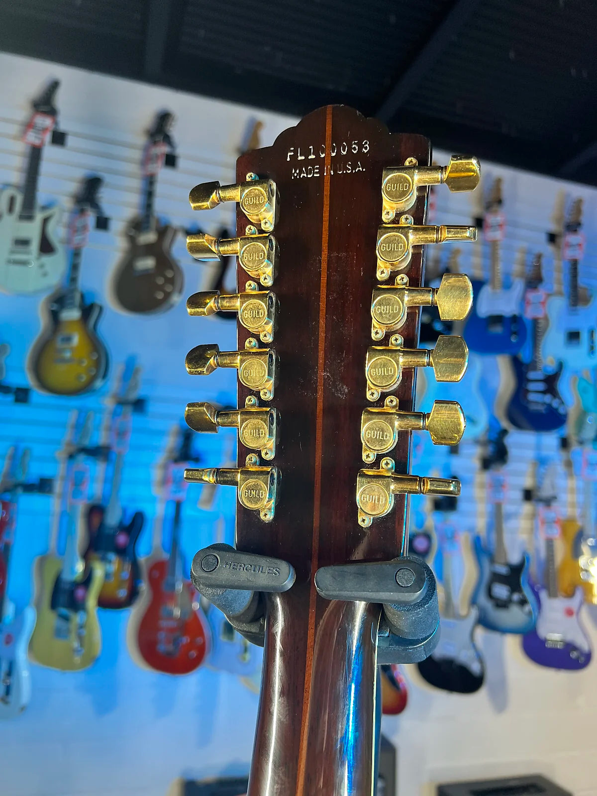 USED Guild F512NT 12-String, Rosewood - Natural with Case, Late 70s-1980