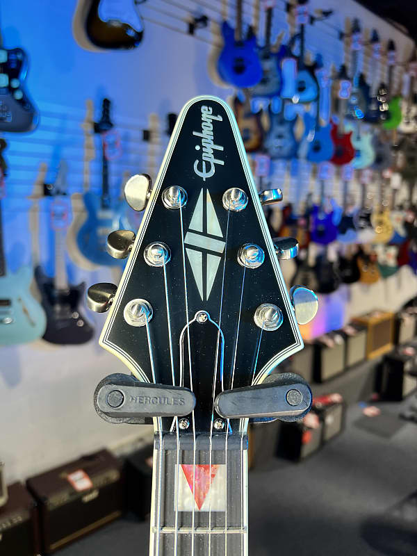 Epiphone Flying V Prophecy Electric Guitar - Aged Bengal Tiger Burst Auth Deal Free Ship! 319 GET PLEK’D!