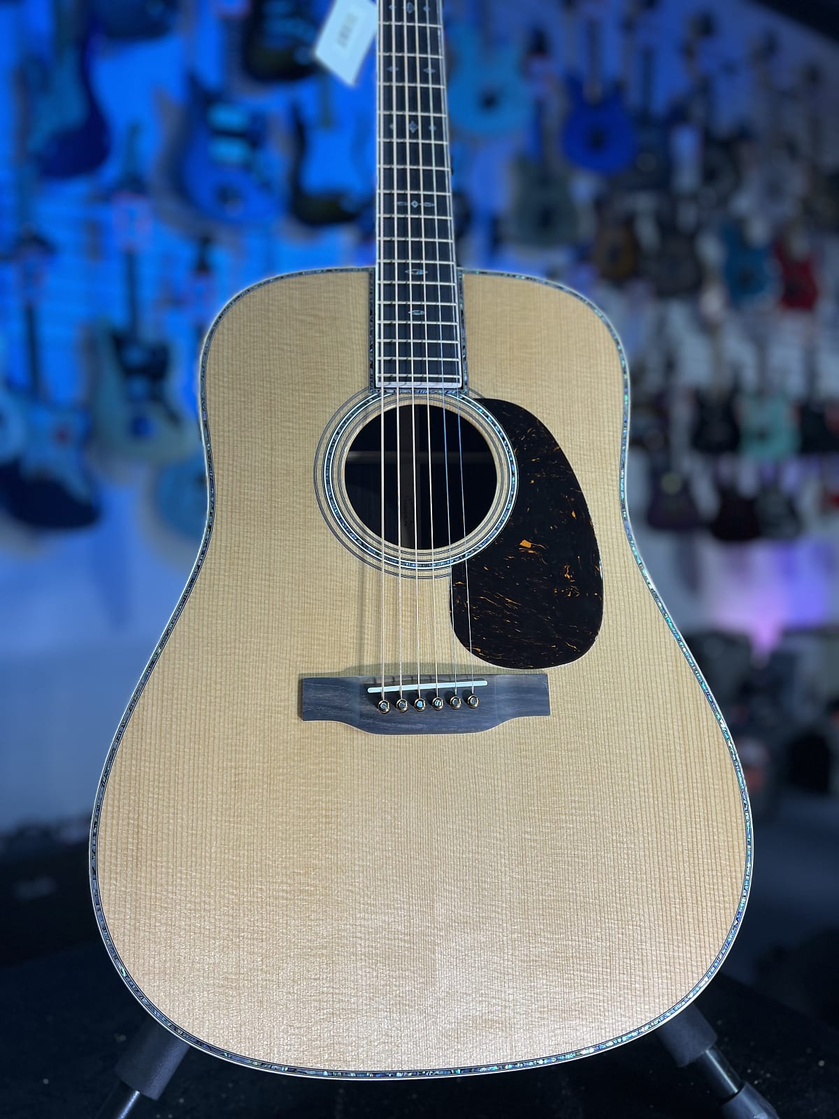 Martin D-45 Modern Deluxe Acoustic Guitar - Natural, 140 GET PLEK’D