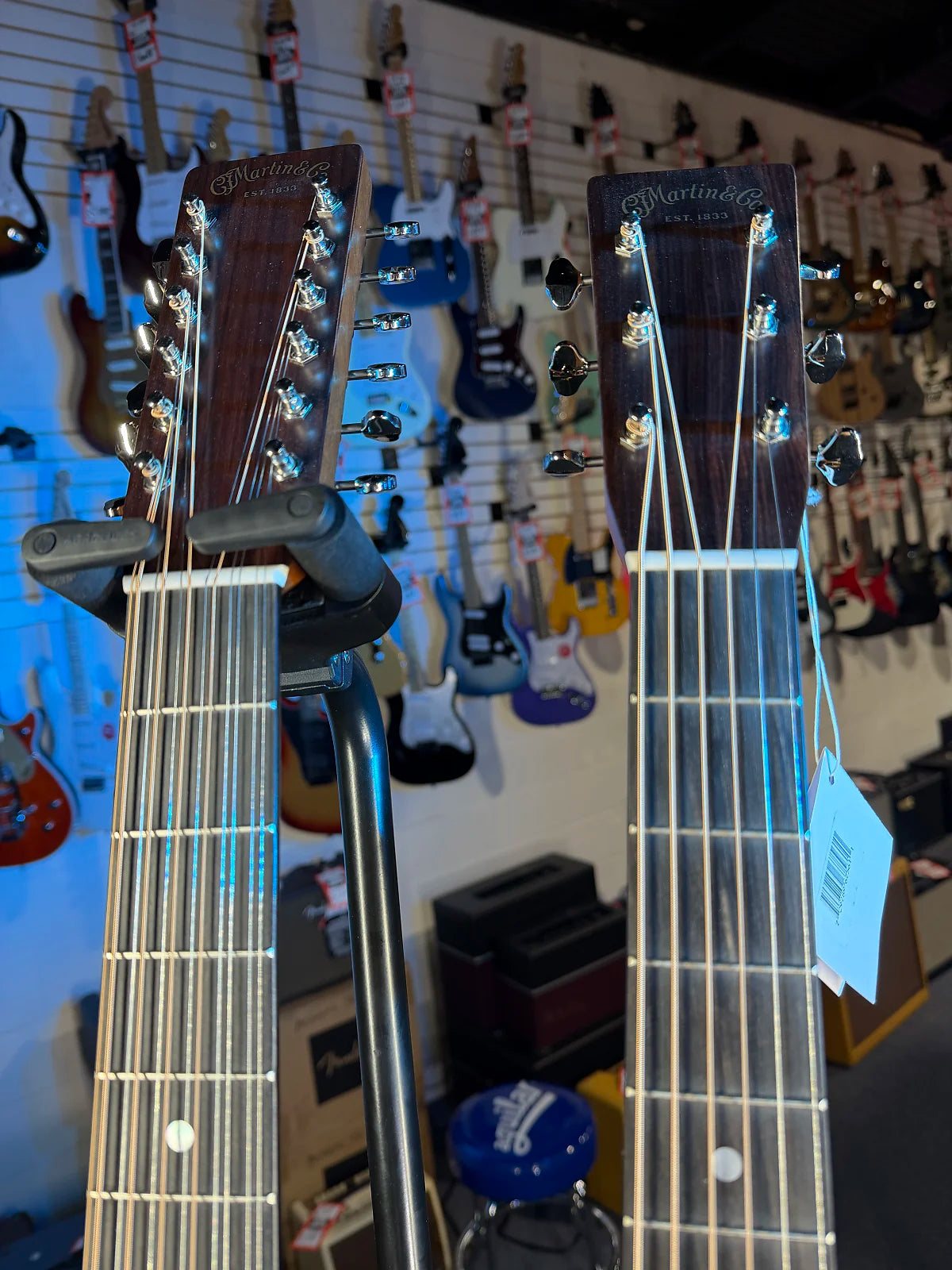 Martin Grand J-28E DN Doubleneck Standard Series Acoustic-electric Guitar - Aging Toner GET PLEK'D! 238