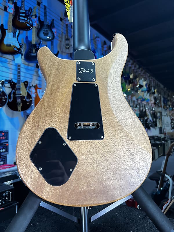 PRS DW CE 24 "Floyd" Electric Guitar - Custom Black Top w Natural Back Authorized Dealer Free Shipping! 104 GET PLEK’D!