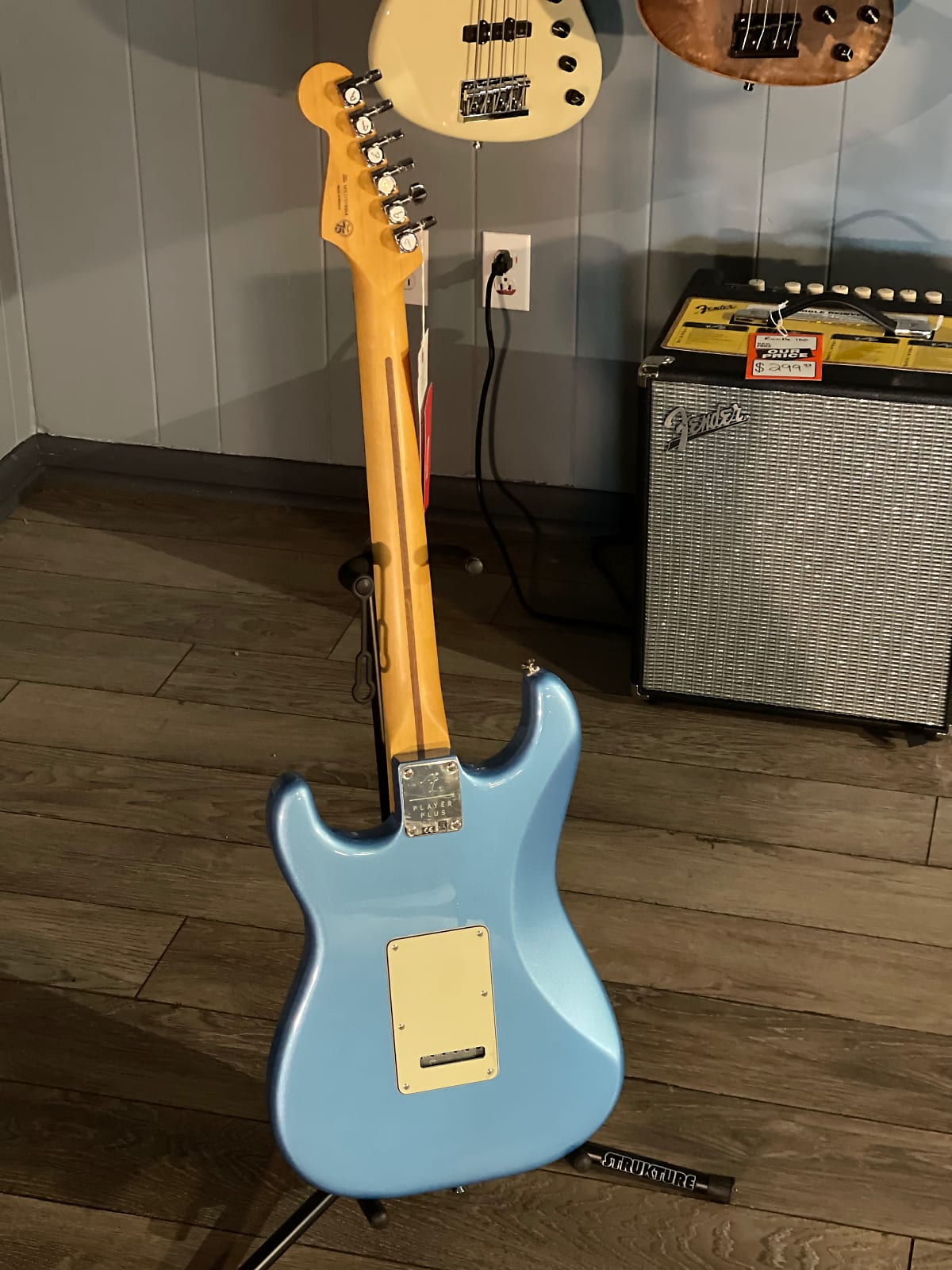 2021 Fender Player Plus Stratocaster Electric Guitar, Opal Spark W/ Pau Ferro Fretboard #964