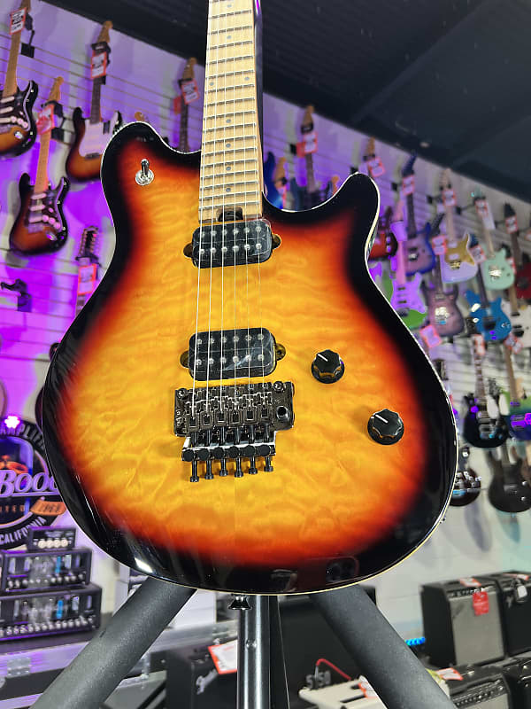 EVH Wolfgang Standard QM Electric Guitar - 3-tone Sunburst Auth Deal Free Ship! 423 *FREE PLEK WITH PURCHASE*