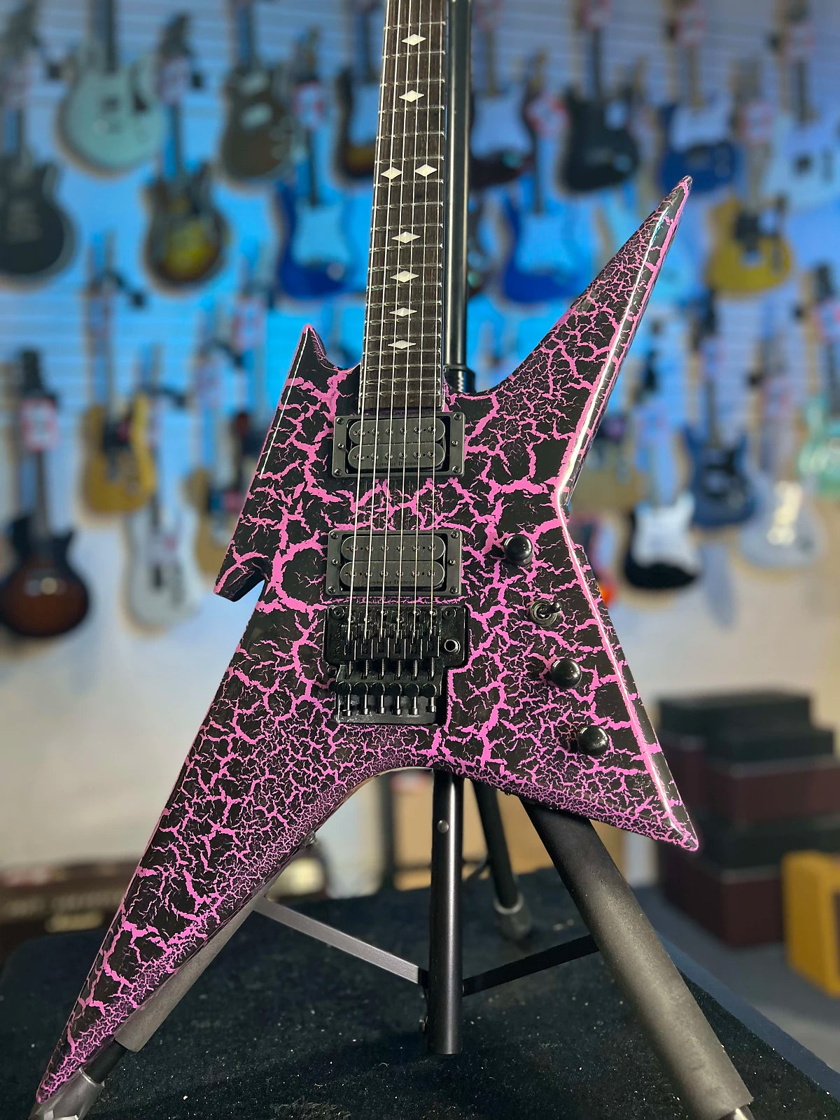 B.C. Rich Ironbird MK1 Legacy - Purple Crackle, Get Plek'd Free 348