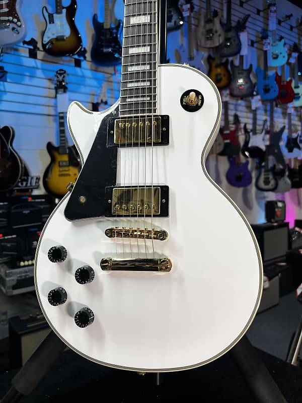 Epiphone Les Paul Custom Left-handed Electric Guitar - Alpine White GET PLEK'D! 769
