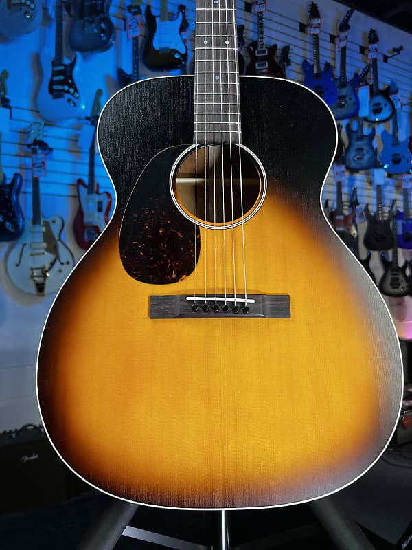 Martin 000-17 Acoustic Guitar - Whiskey Sunset Burst Left Handed GET PLEK'D! 545