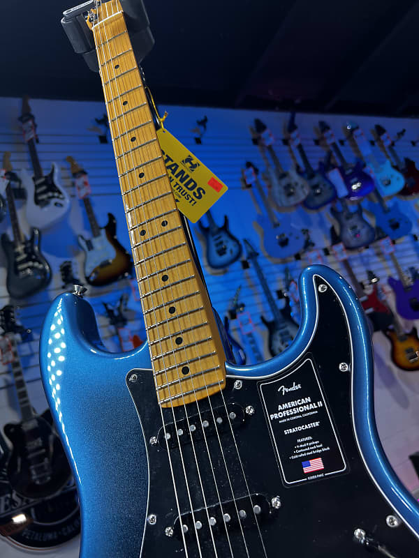 Fender American Professional II Stratocaster - Dark Night with Maple Fingerboard Auth Deal! 794 GET PLEK’D!
