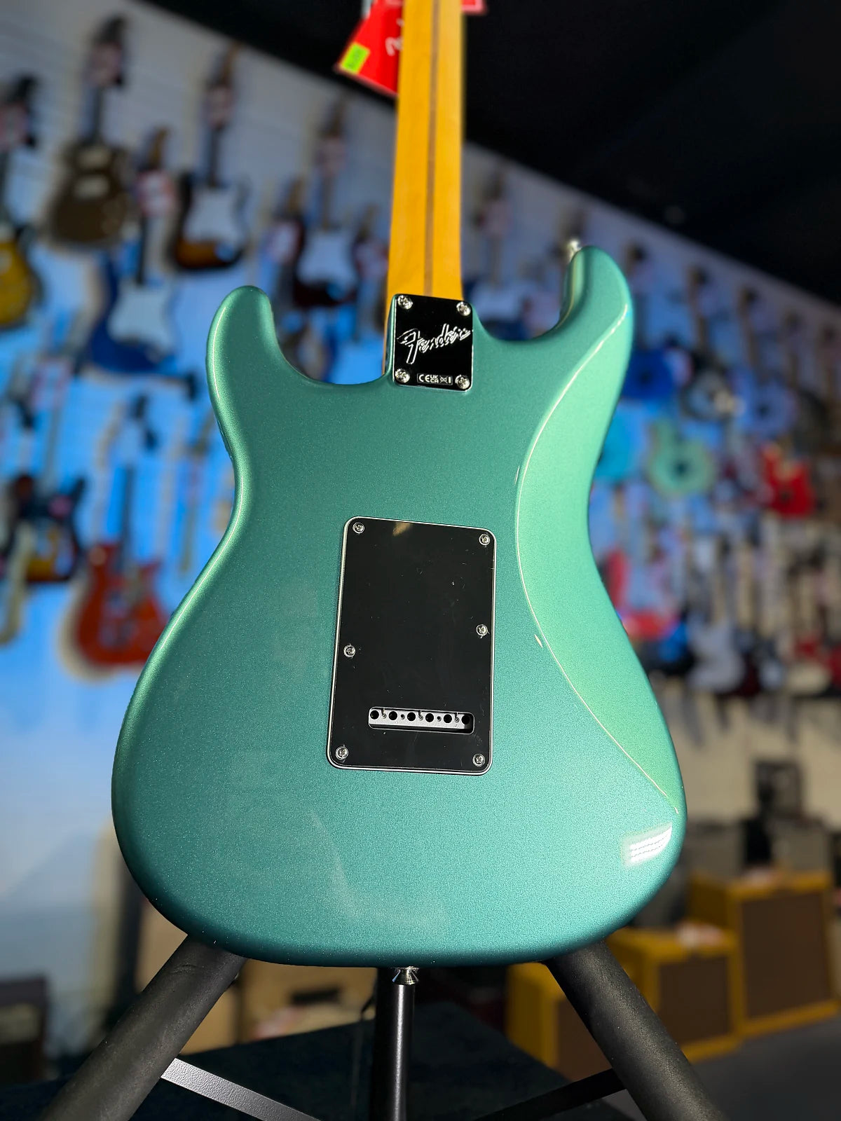 Fender American Professional Classic Stratocaster HSS Electric Guitar - Faded Sherwood Green Metallic GET PLEK'D! 186