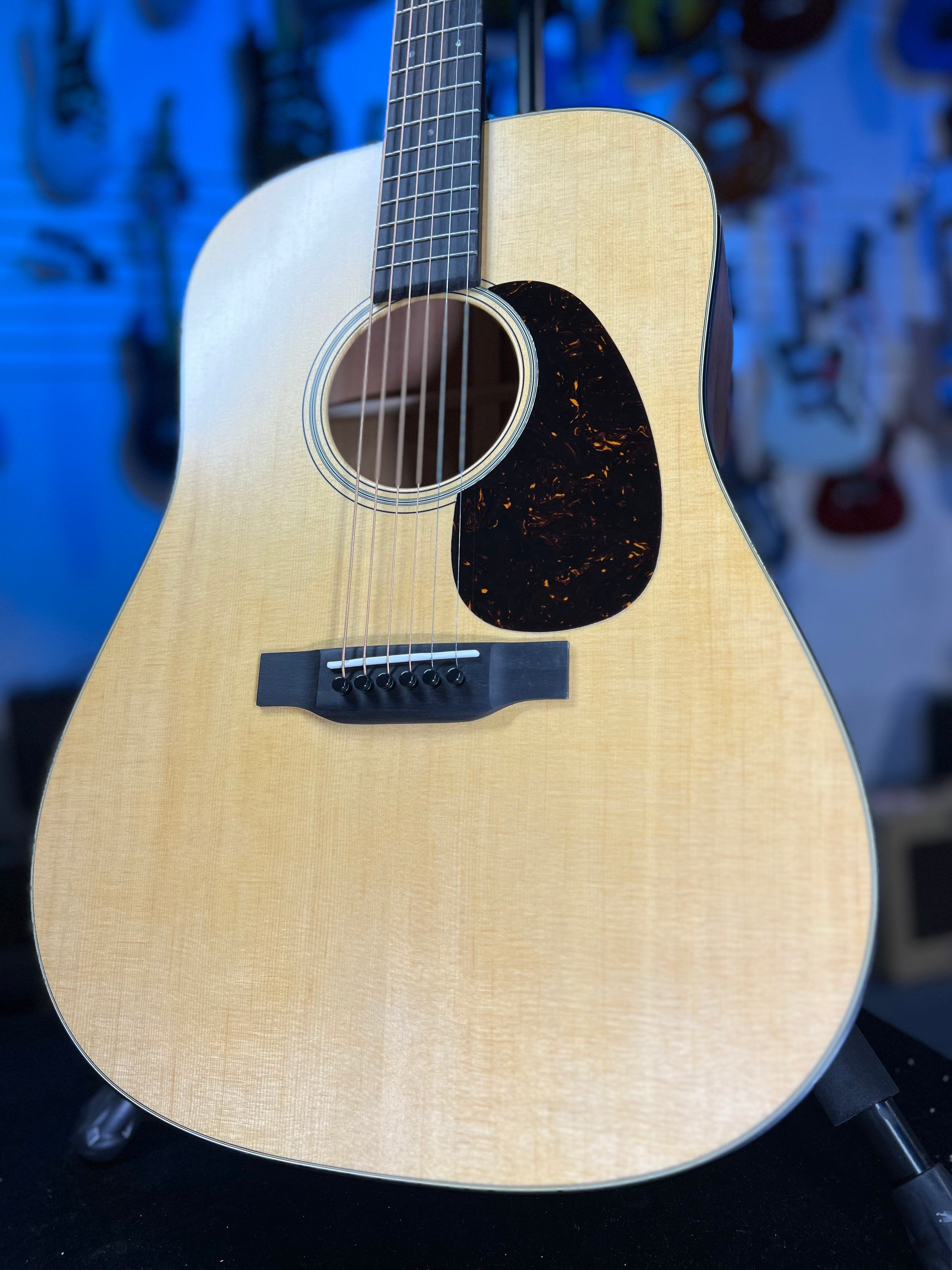 Martin D-18 Satin Acoustic Guitar - Satin Natural , w Case, Auth Dealer GET PLEK'D! 663