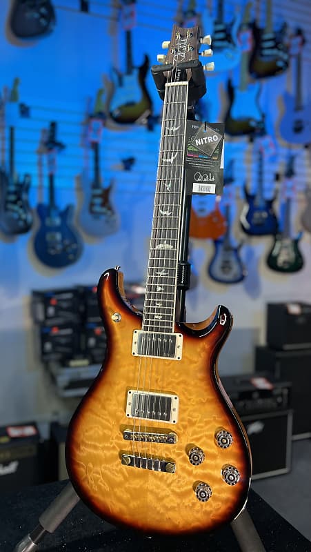 PRS McCarty Quilt Top, Rosewood Neck- Custom Color - Tobacco Sunburst with OHSC, Signature Dealer, Free Ship Get Plekd 583