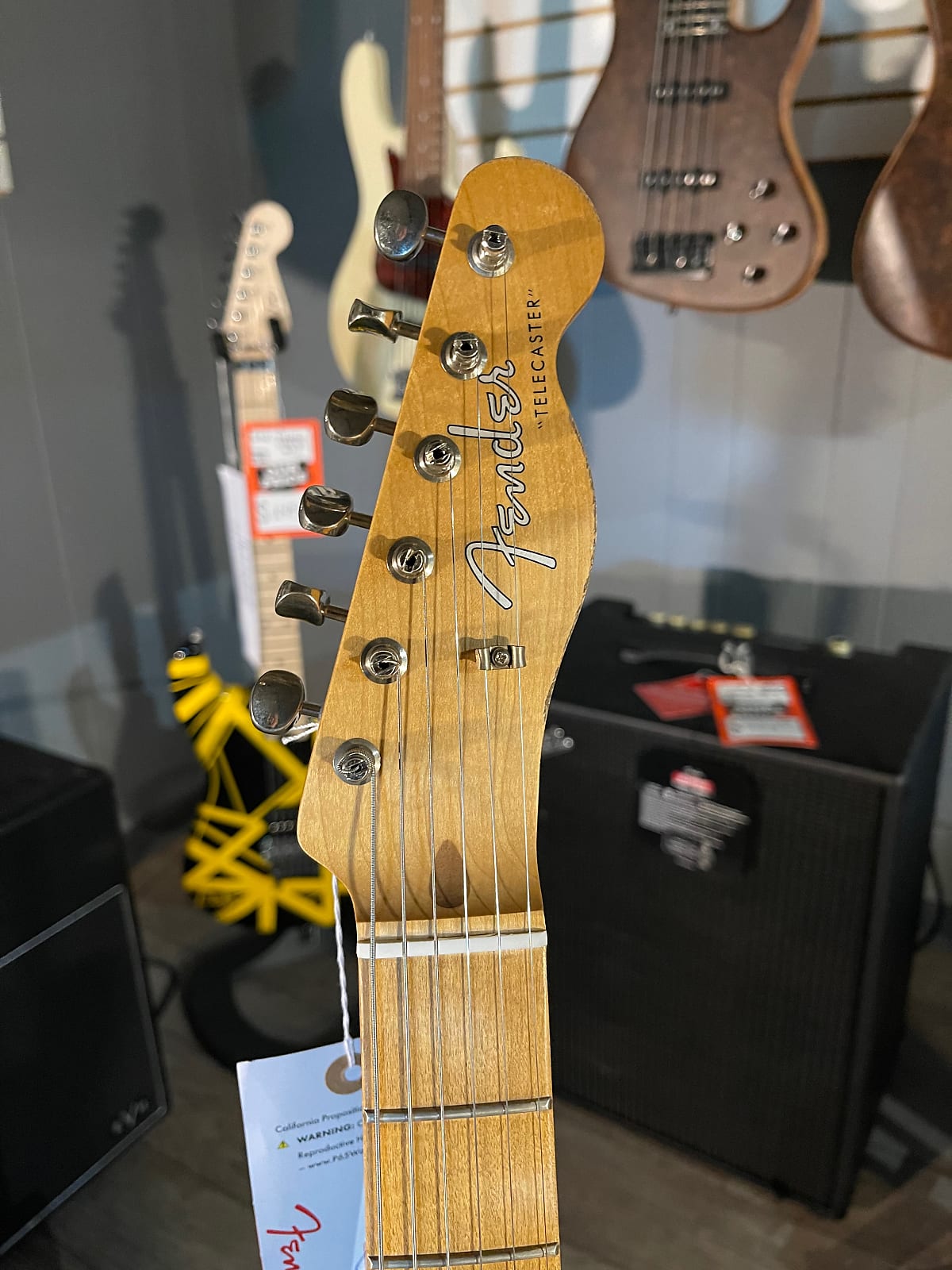 J Mascis Telecaster - Bottle Rocket Blue Flake W Maple Neck #362