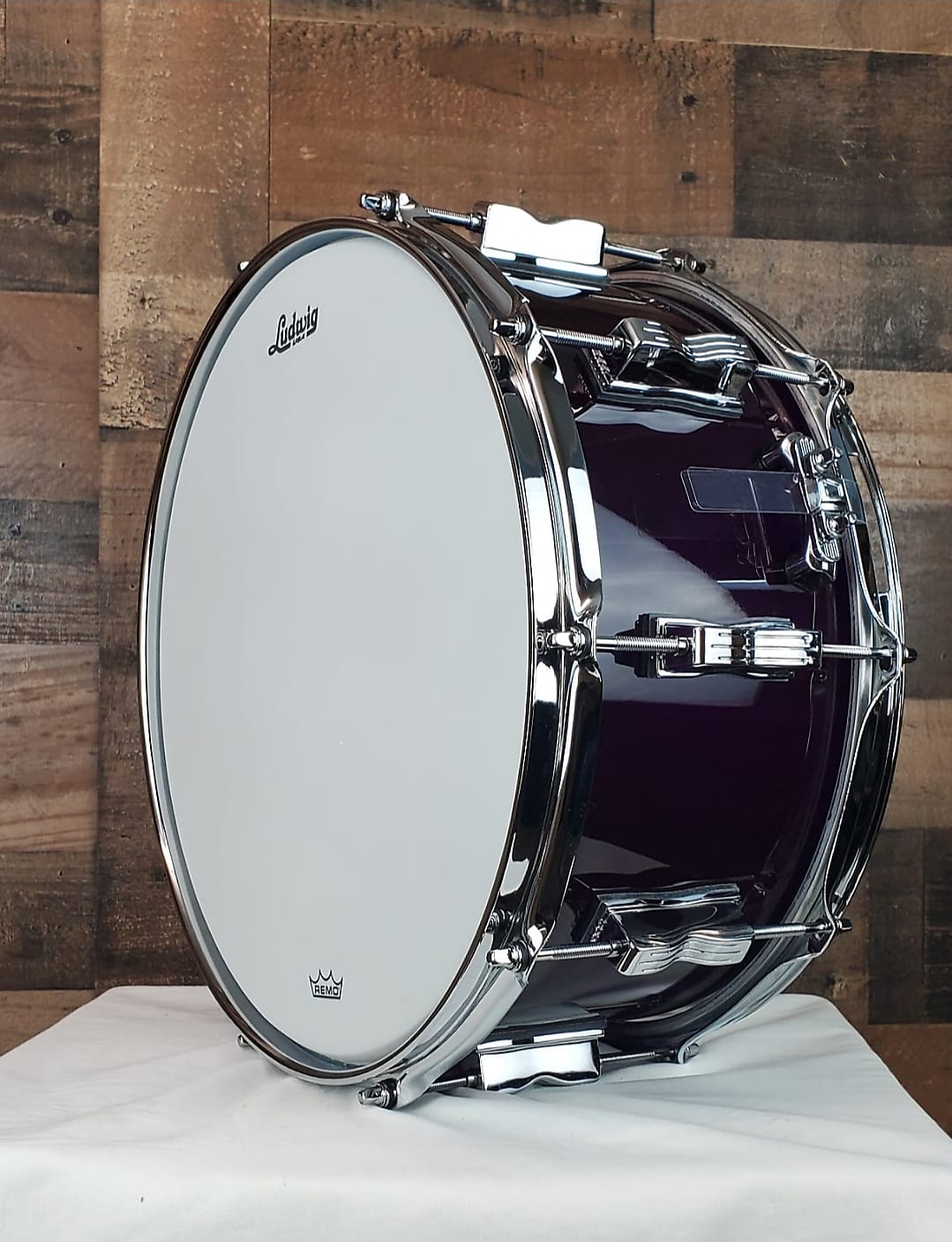 Ludwig Vistalite Snare Drum - 6.5-inch x 14-inch - Violet, 14x6.5 Auth Dealer