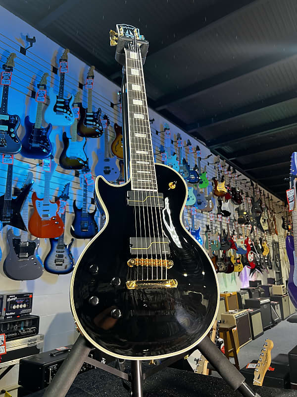 Epiphone 7-string Matt Heafy Les Paul Custom Origins Left-handed Ebony GET PLEK'D! 671