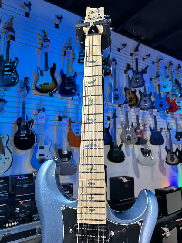 PRS SE NF 3 Electric Guitar - Ice Blue Metallic with Maple Fingerboard, Signature Dealer, Get Plekd! 927