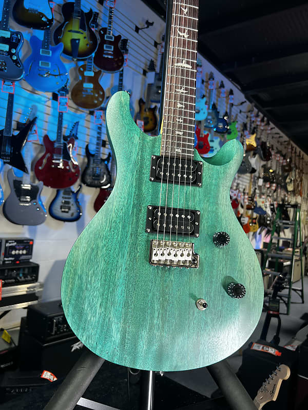 PRS SE CE 24 Standard Satin Electric Guitar- Turquoise Satin Auth Deal Free Ship! 543