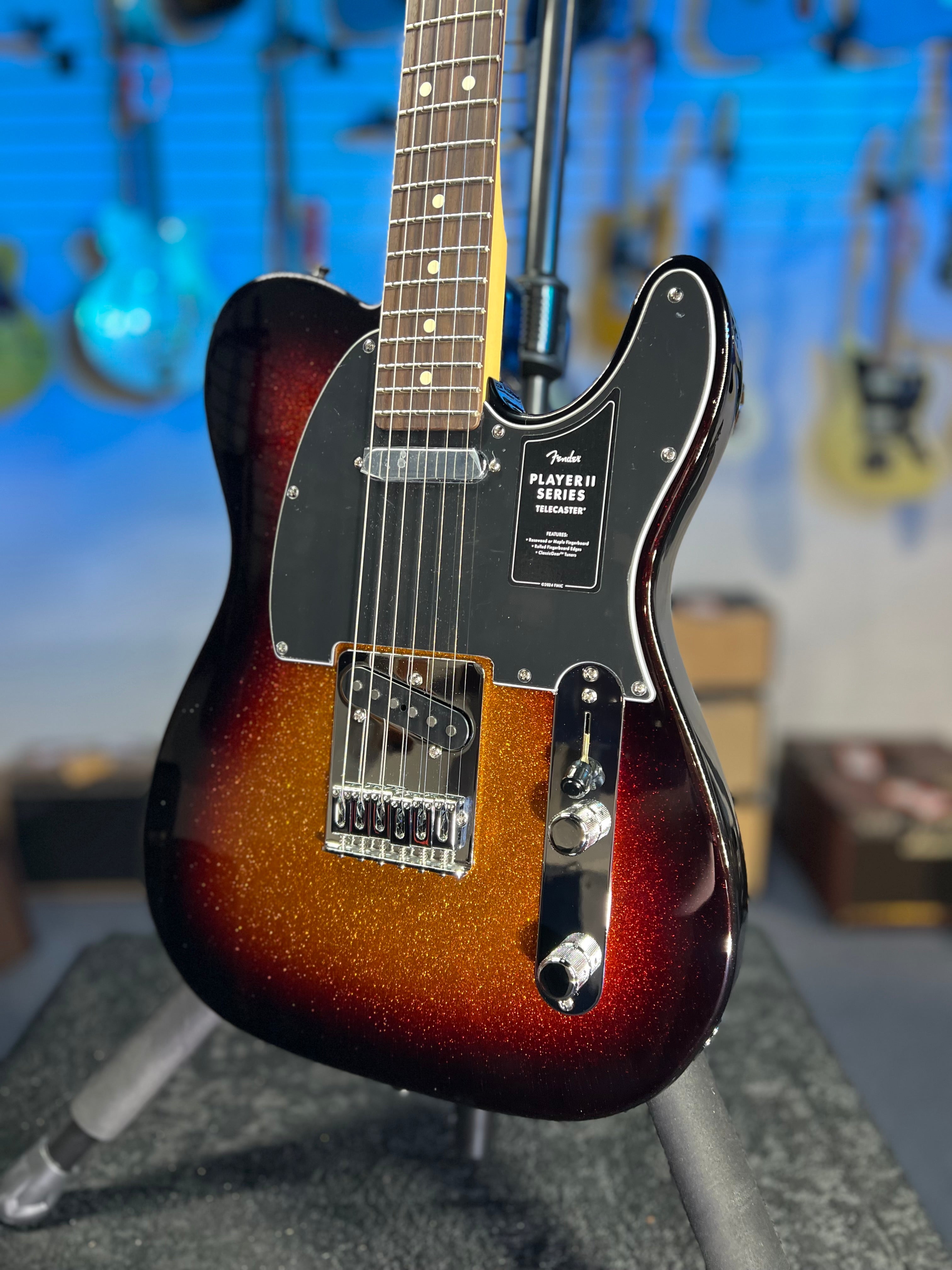 Fender Player II Telecaster Limited 2025 - Sparkle 3-Color Sunburst 841 with Free Plek!