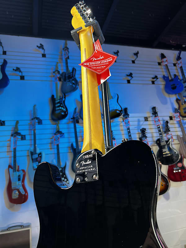 Fender American Professional II Telecaster - Black with Maple Fingerboard Auth Deal Free Ship! 399 GET PLEK’D!