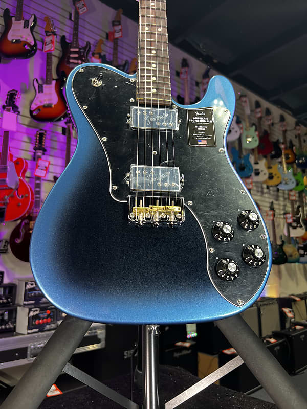 Fender American Professional II Telecaster Deluxe - Dark Night with Rosewood Fingerboard Auth Deal Free Ship #354 GET PLEK’D!