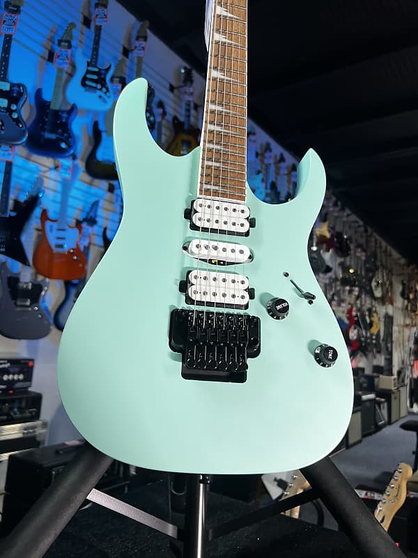 Ibanez RG470DX Electric Guitar - Sea Foam Green Matte GET PLEK'D! 057