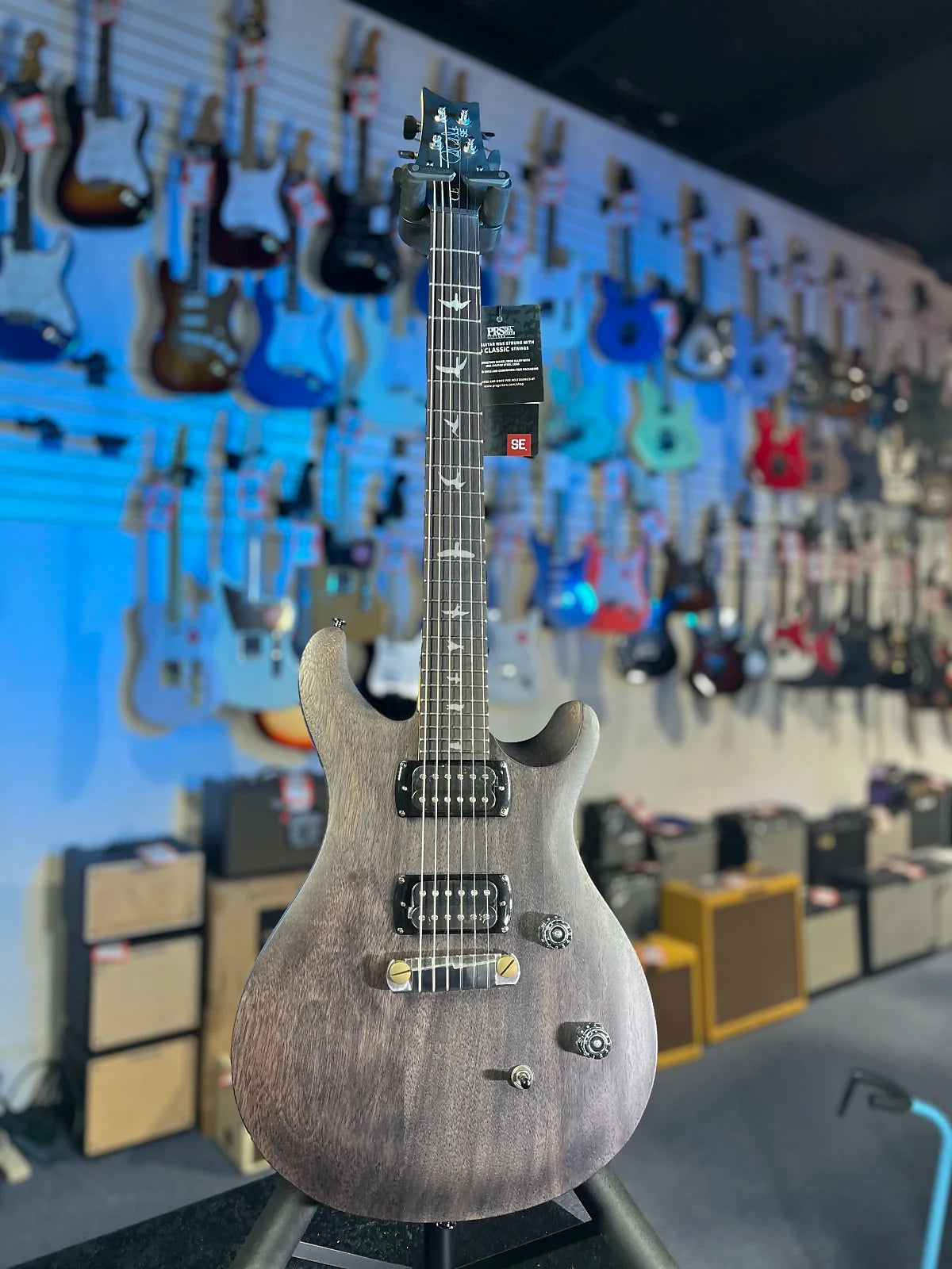 PRS SE CE 24 Standard Stoptail - Charcoal Get Plek'd FREE! 928