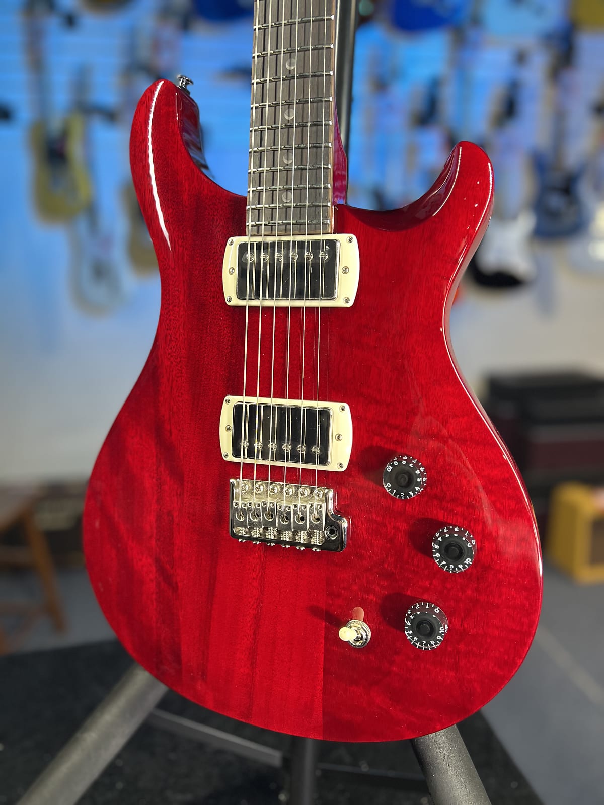 PRS SE DGT Standard Electric Guitar - Vintage Cherry Get Plek'd FREE! 801