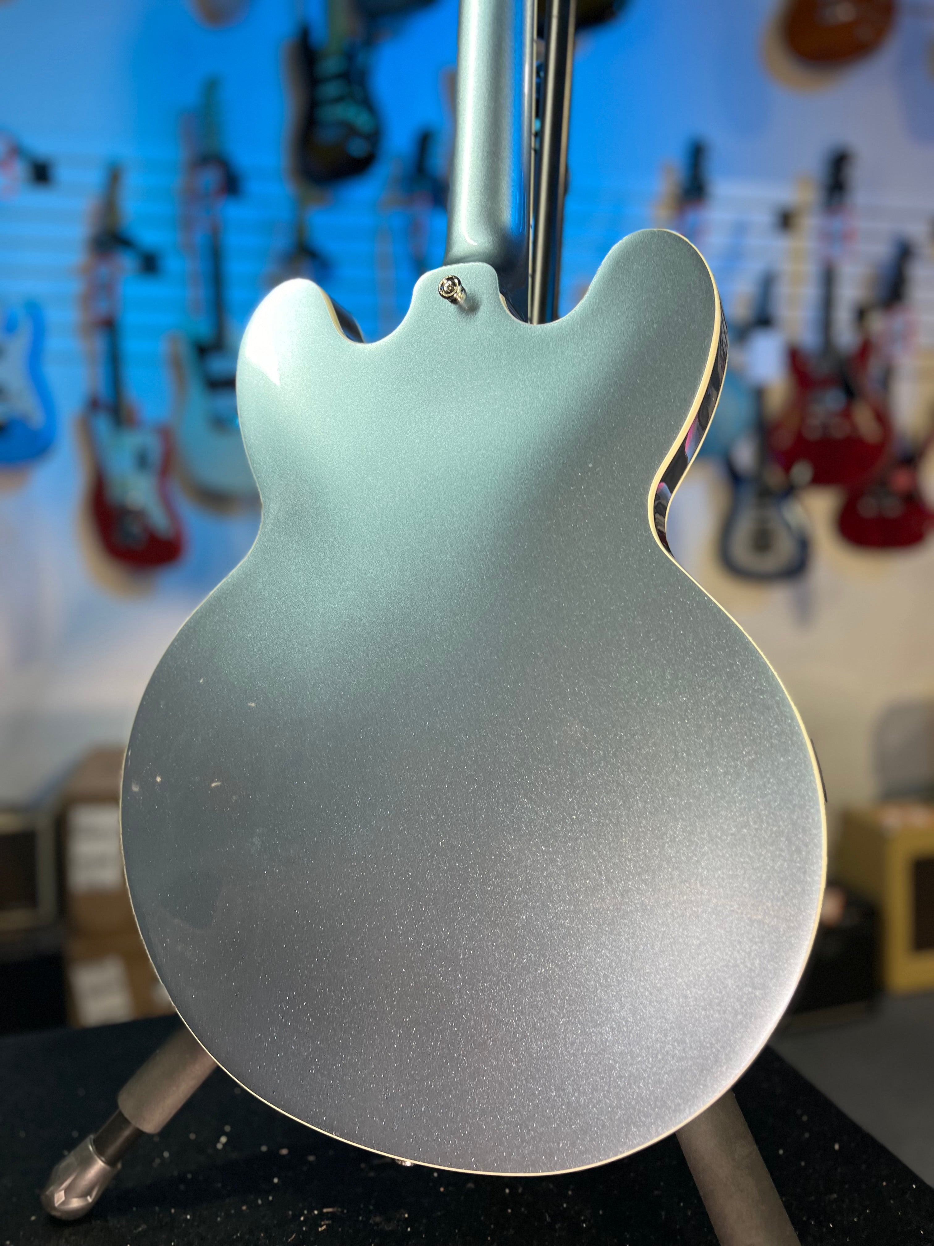 Epiphone Dave Grohl DG 335 Semi-hollowbody Electric Guitar - Pelham Blue GET PLEK'D! 199