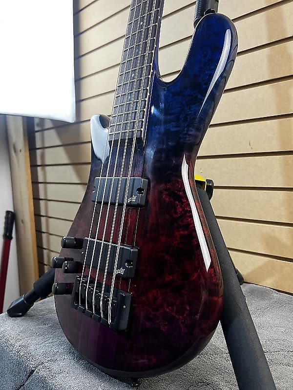 NS Ethos 5 Left-Handed Bass Guitar - Interstellar Gloss #988 GET PLEK'D!