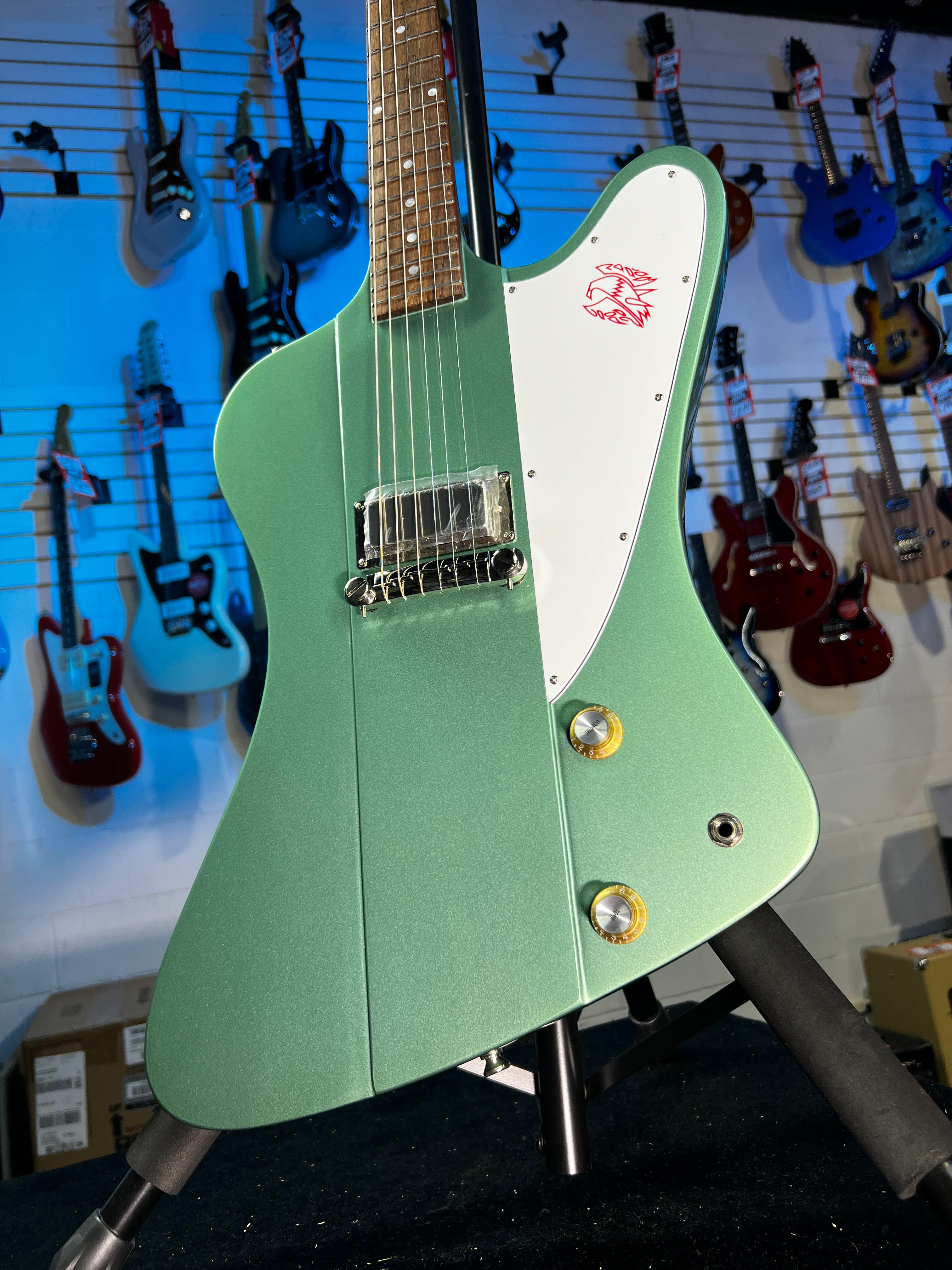 Epiphone 1963 Firebird I Electric Guitar - Inverness Green GET PLEK'D! 524
