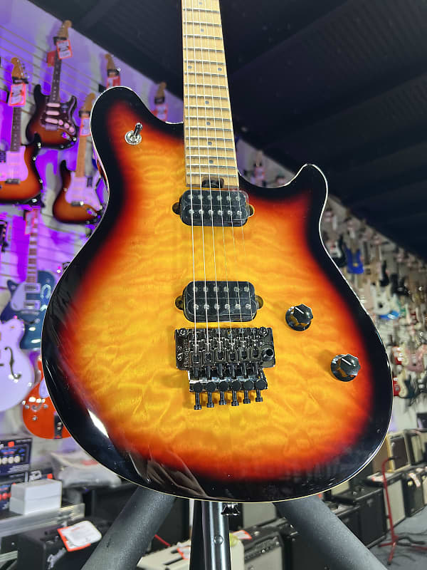 EVH Wolfgang Standard QM Electric Guitar - 3-tone Sunburst Auth Deal Free Ship! 423 *FREE PLEK WITH PURCHASE*