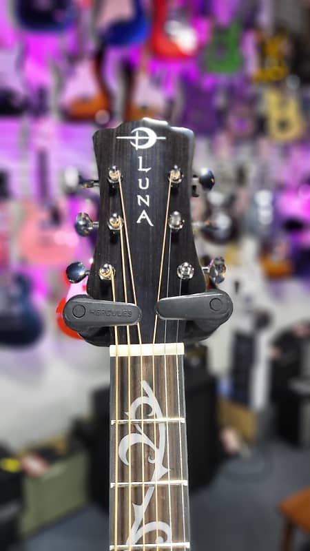 Luna Vineyard Koa Bevel Folk Acoustic-electric Guitar - Gloss Natural Auth Dealer *FREE PLEK WITH PURCHASE* 212