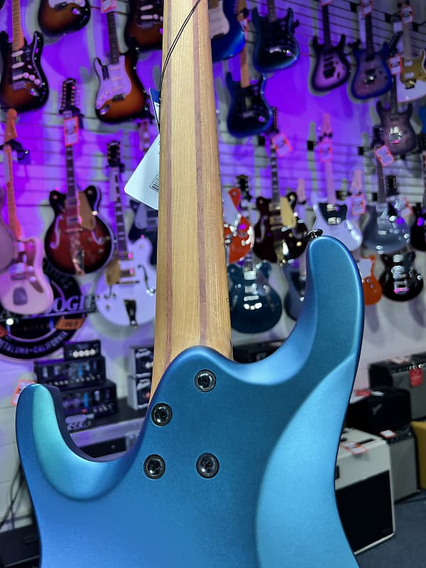 Ibanez Q547 7-string Electric Guitar - Blue Chameleon Metallic Matte Auth Deal Free Ship! 887 *FREE PLEK WITH PURCHASE*