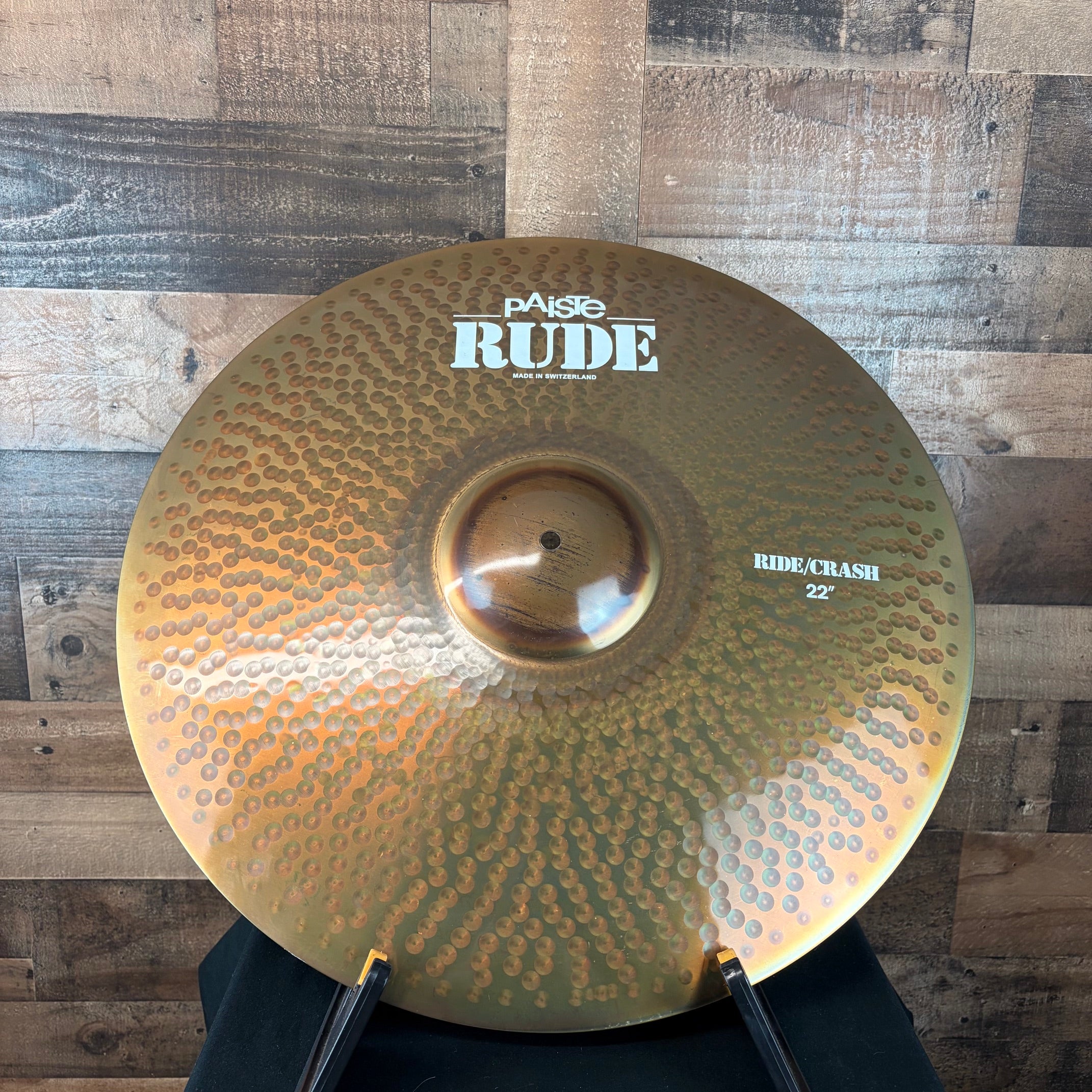 Paiste 22" RUDE Ride/Crash Cymbal