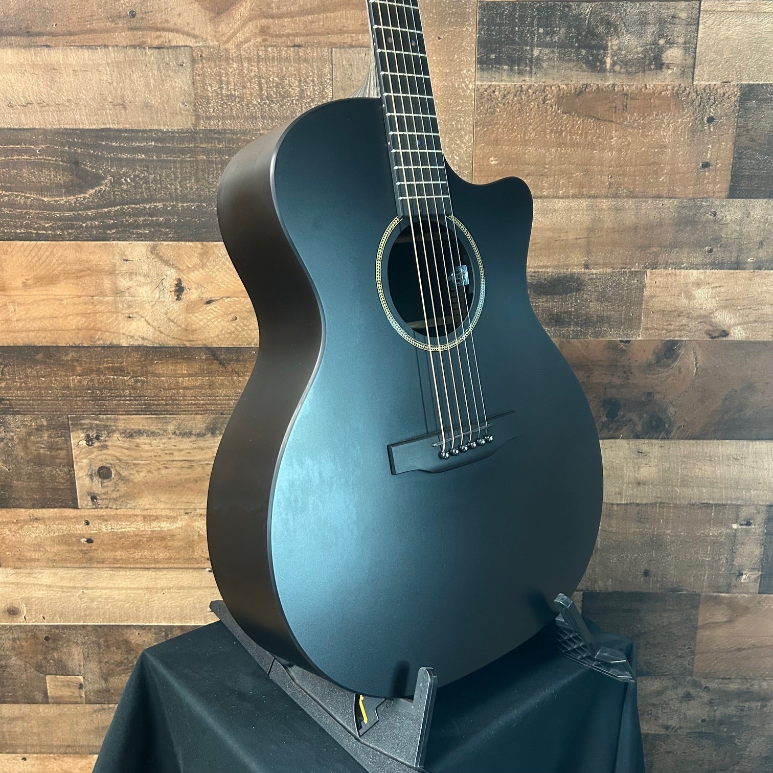 Martin GPC-X1E Grand Performance Acoustic-Electric Guitar, Black, #256