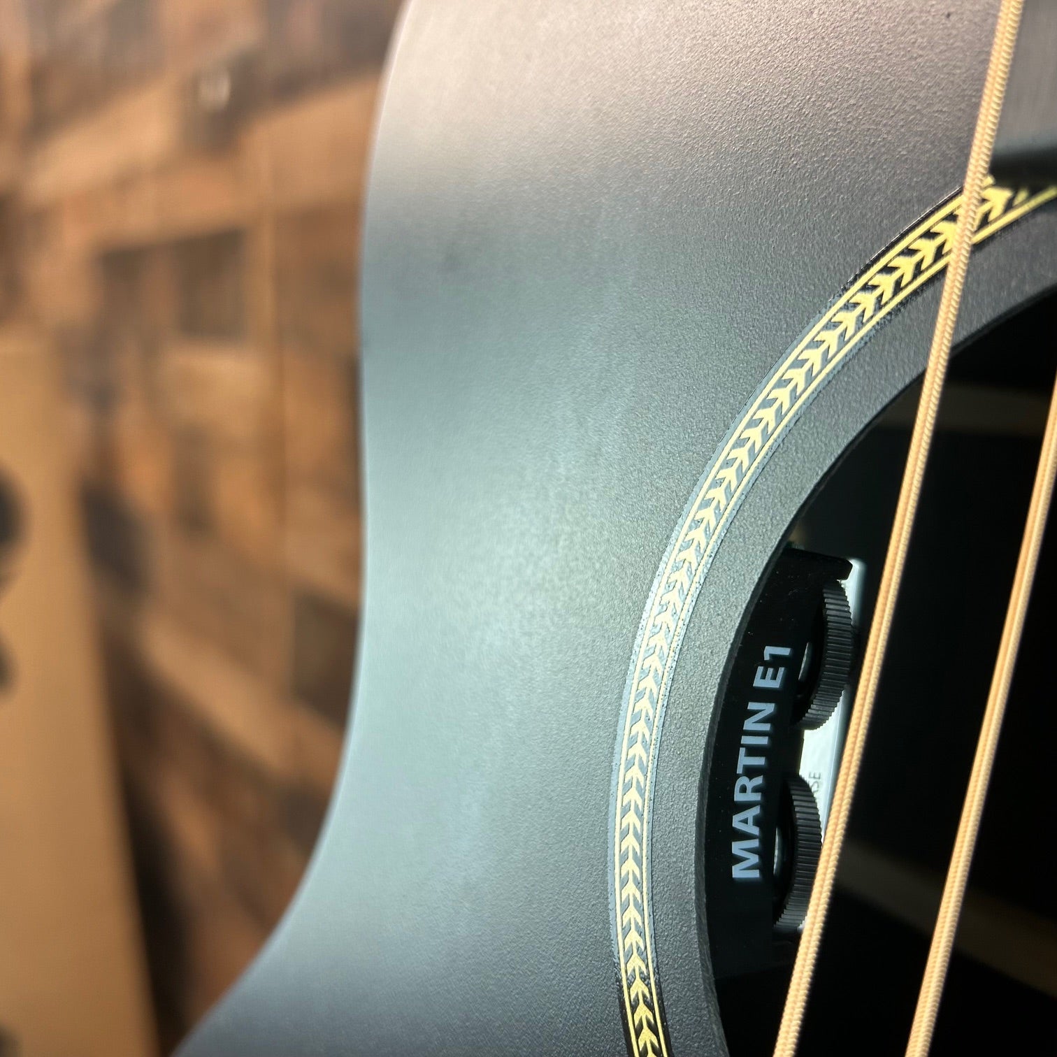 Martin GPC-X1E Grand Performance Acoustic-Electric Guitar, Black, #256