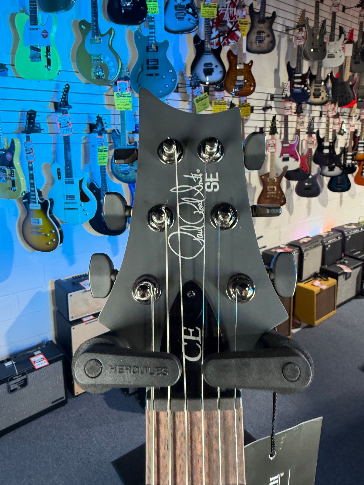 PRS SE CE 24 Satin - Flat Black Top, C&M Exclusive - Black