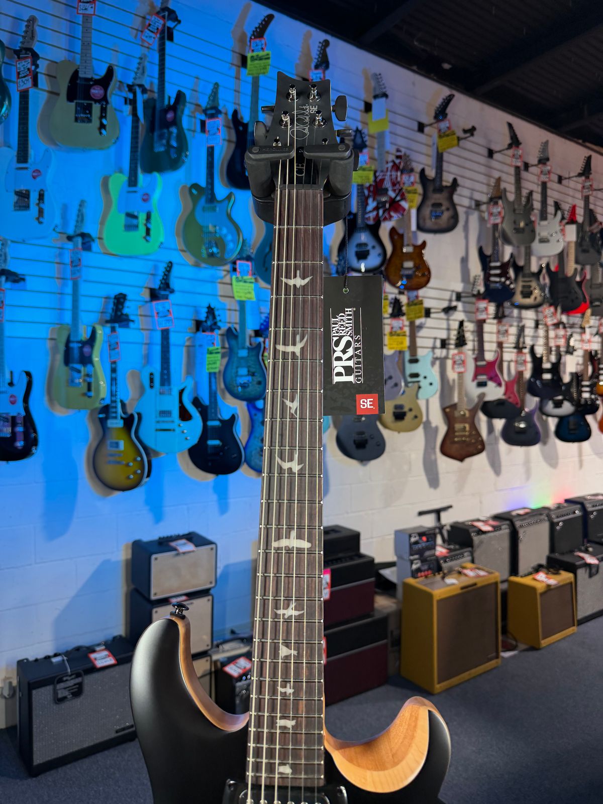 PRS SE CE 24 Satin - Flat Black Top, C&M Exclusive - Black