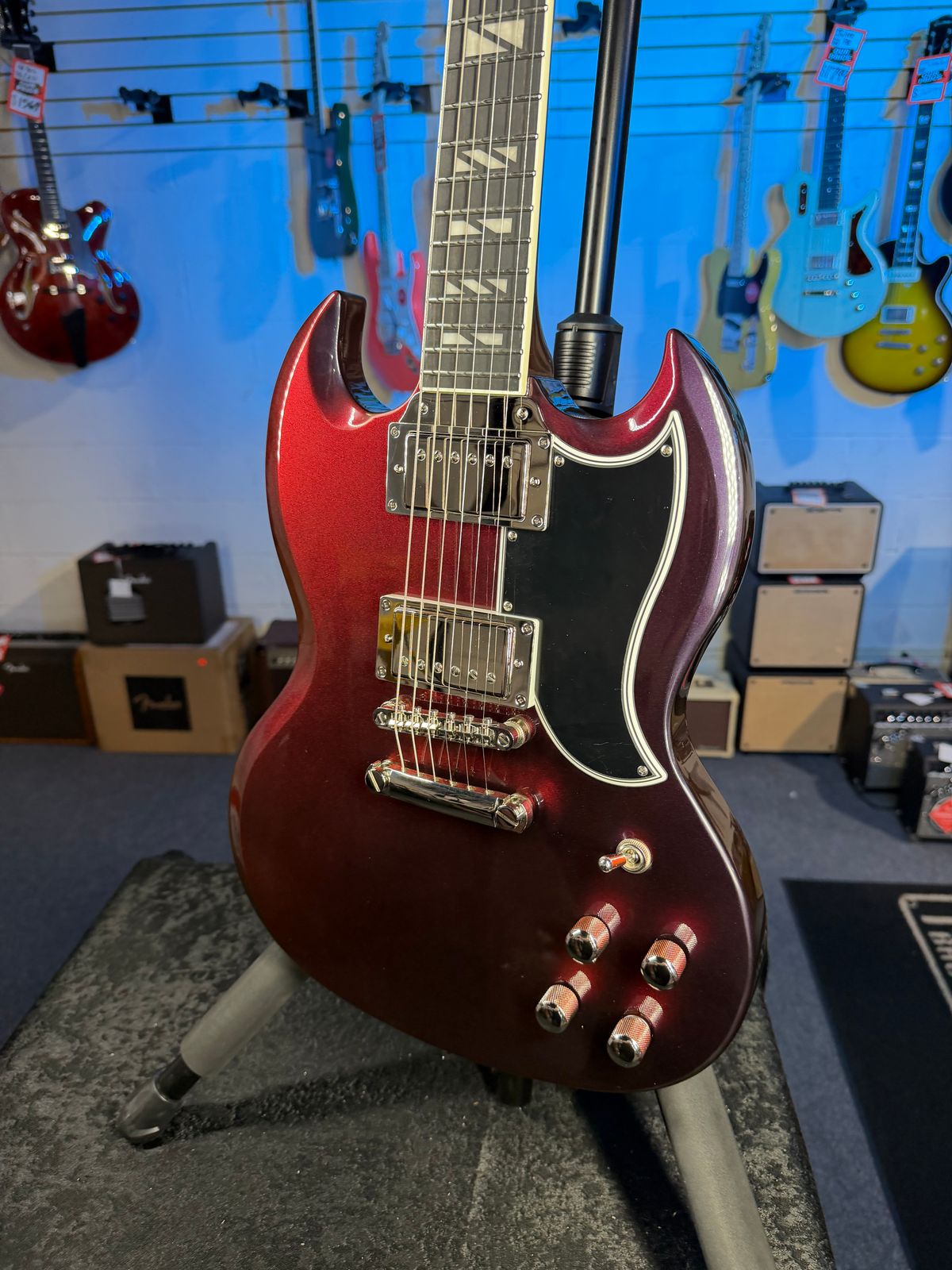 Epiphone Futura SG Custom Midnight Ember Shift