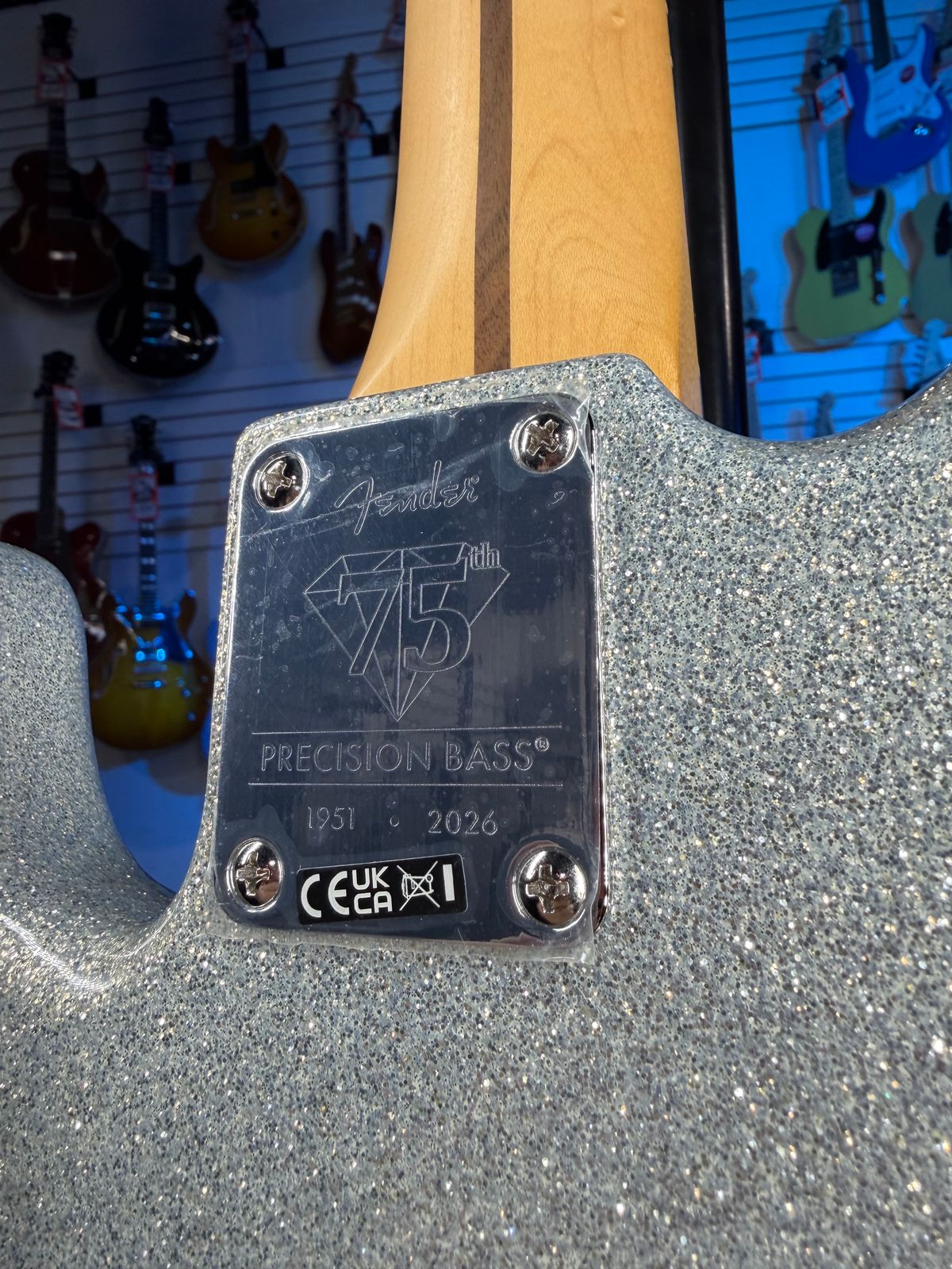 Fender 75th Anniversary Player II Precision Bass Diamond Dust Sparkle