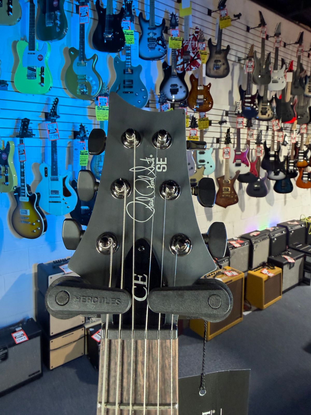 PRS SE CE 24 Satin - Flat Black Top, C&M Exclusive - Black