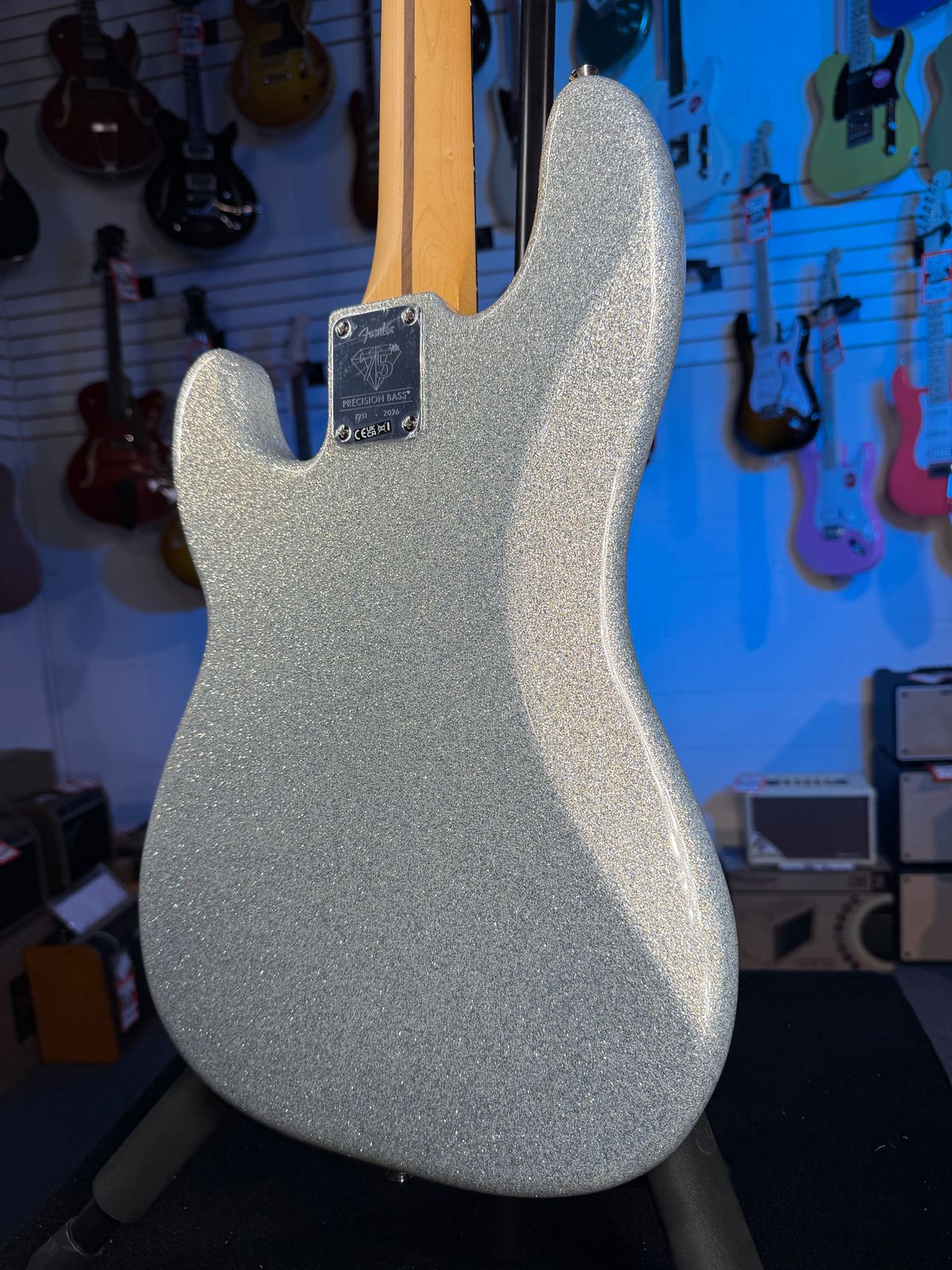 Fender 75th Anniversary Player II Precision Bass Diamond Dust Sparkle