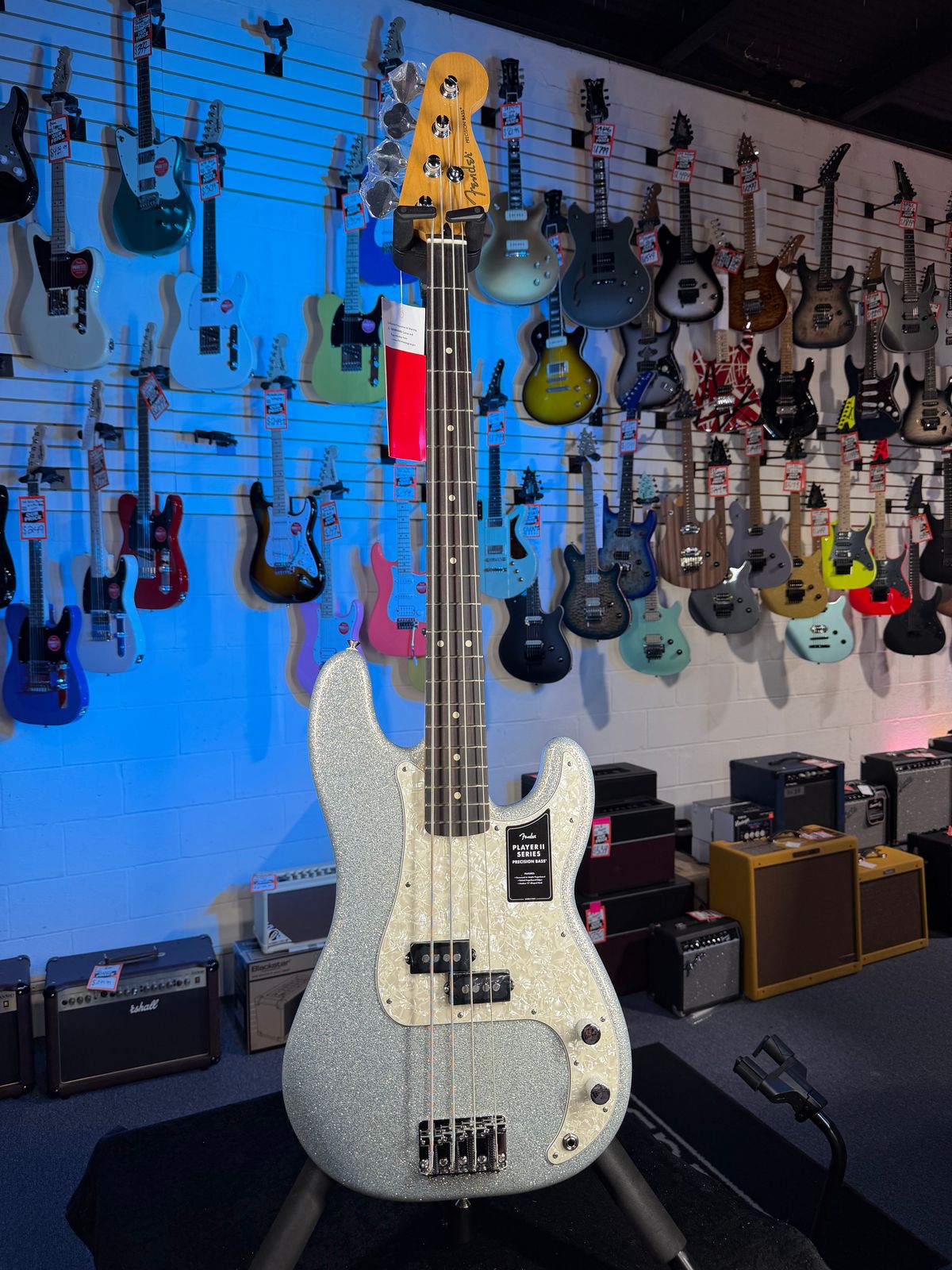 Fender 75th Anniversary Player II Precision Bass Diamond Dust Sparkle