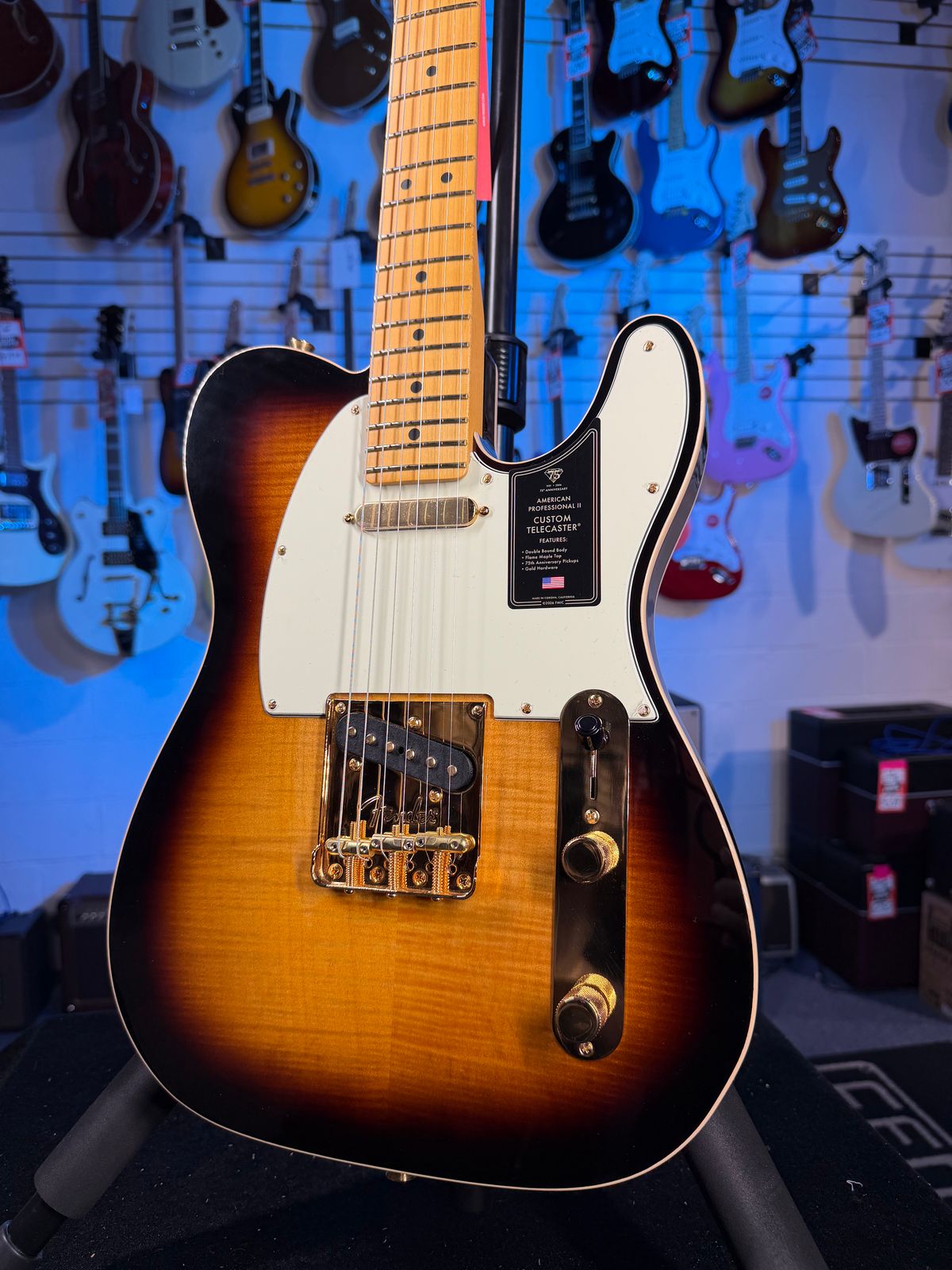 Fender 75th Anniversary American Professional II Custom Telecaster 2 Color Sunburst