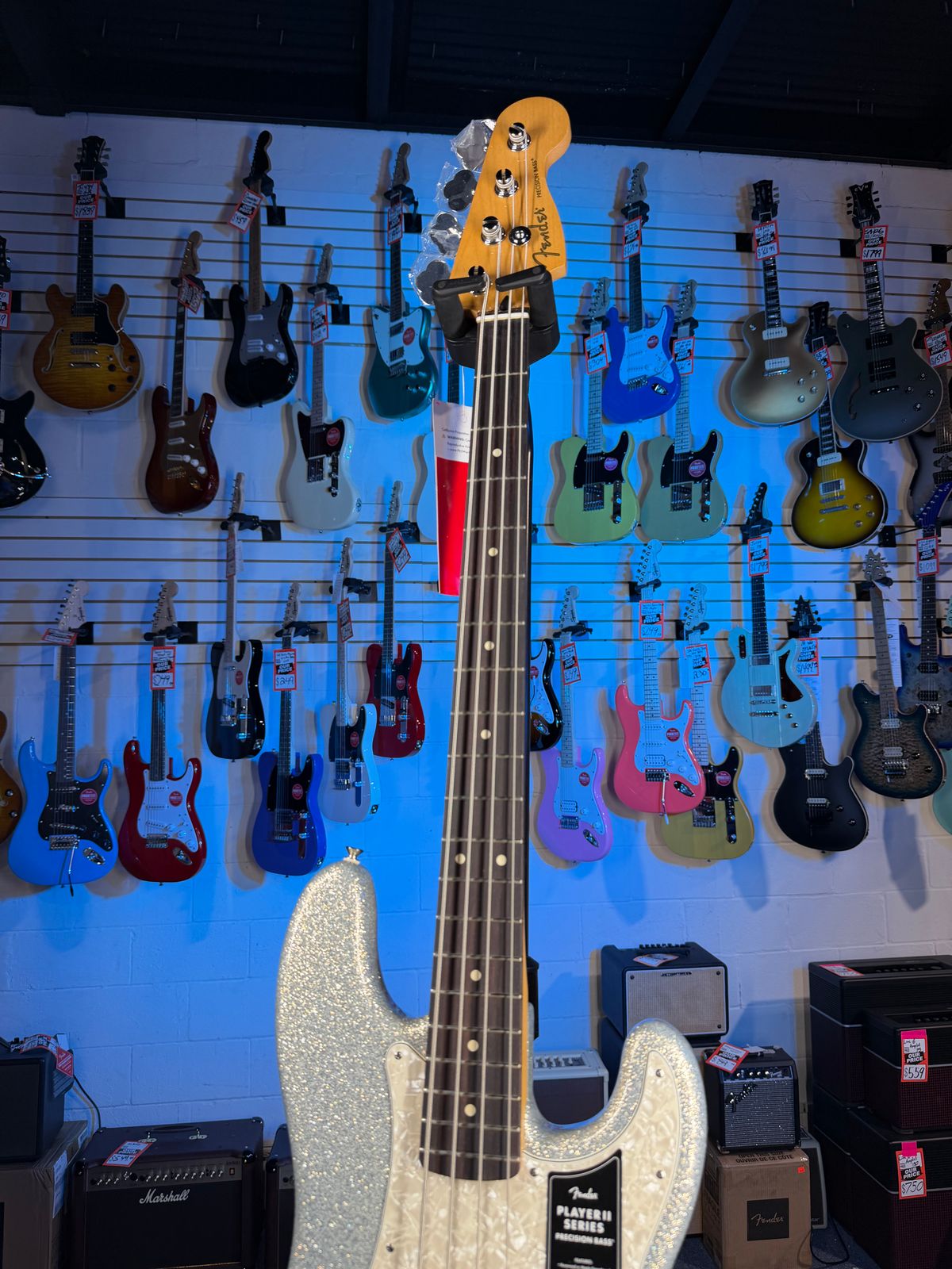 Fender 75th Anniversary Player II Precision Bass Diamond Dust Sparkle