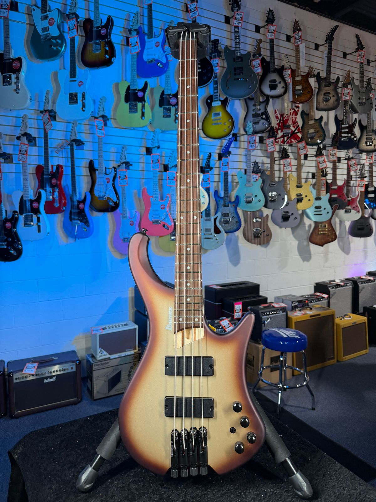 Ibanez EHB600 Charred Champagne Burst Matte