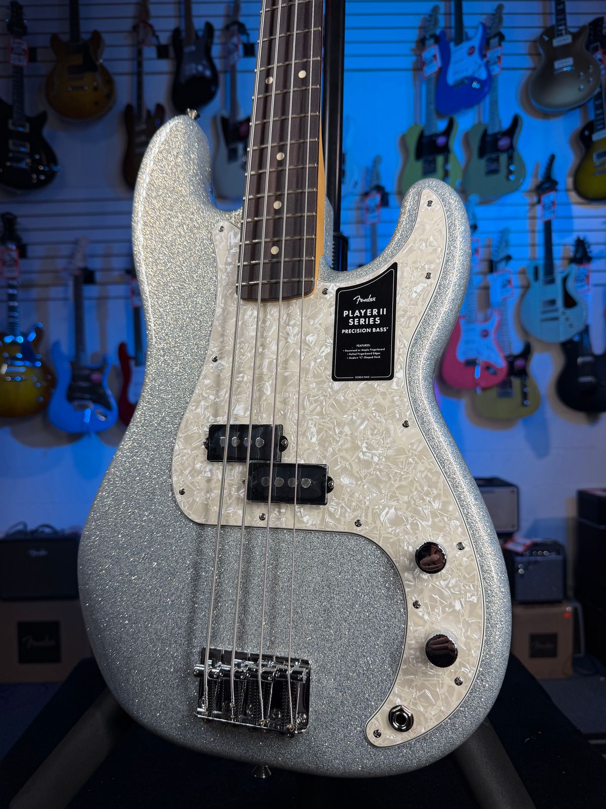 Fender 75th Anniversary Player II Precision Bass Diamond Dust Sparkle