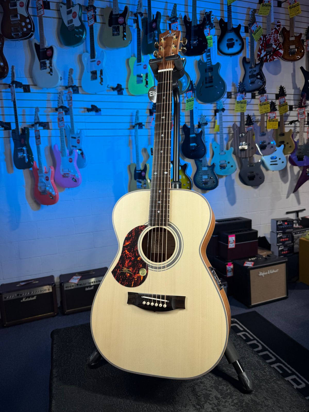 Maton EBG808 Artist Left Handed Natural
