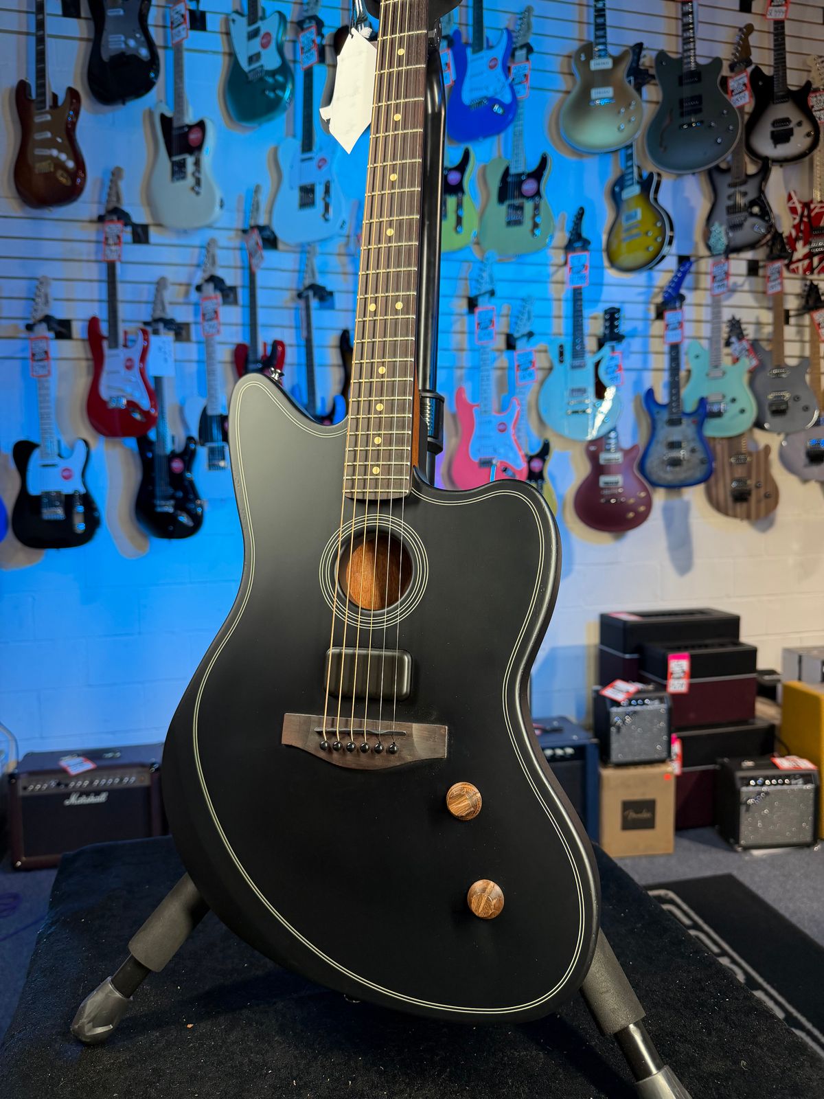 Fender Acoustasonic Standard Jazzmaster Black