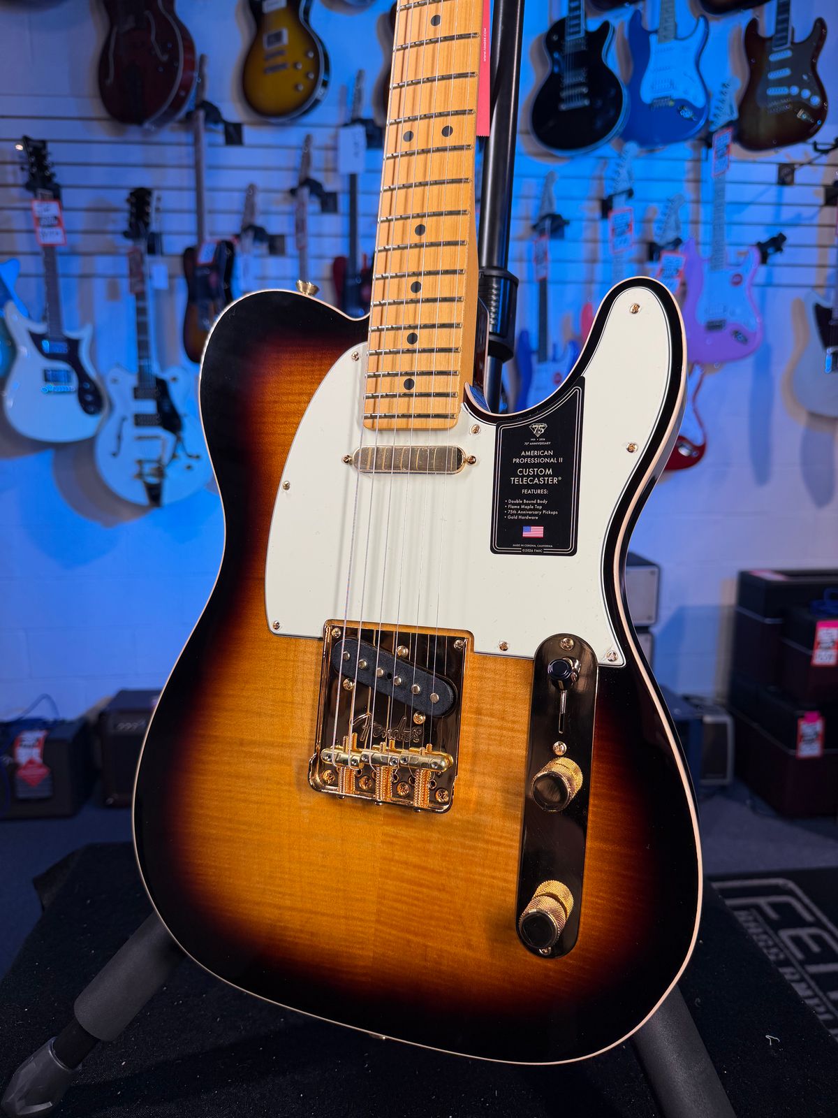 Fender 75th Anniversary American Professional II Custom Telecaster 2 Color Sunburst