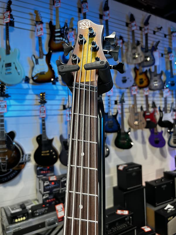 Ibanez BTB Bass Workshop Multi-scale 5-string Electric Bass Natural Browned Burst Flat GET PLEK'D! 576